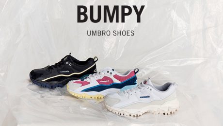 Here's what Umbro's "Duds" look like . The new sneaker BUMPY is now available.