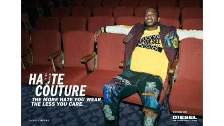 Let's wear hate! Diesel's antithesis to social networking.