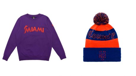 Marcelo Bron and MLB's collaborative items, which also appeared on the runway, are finally available!