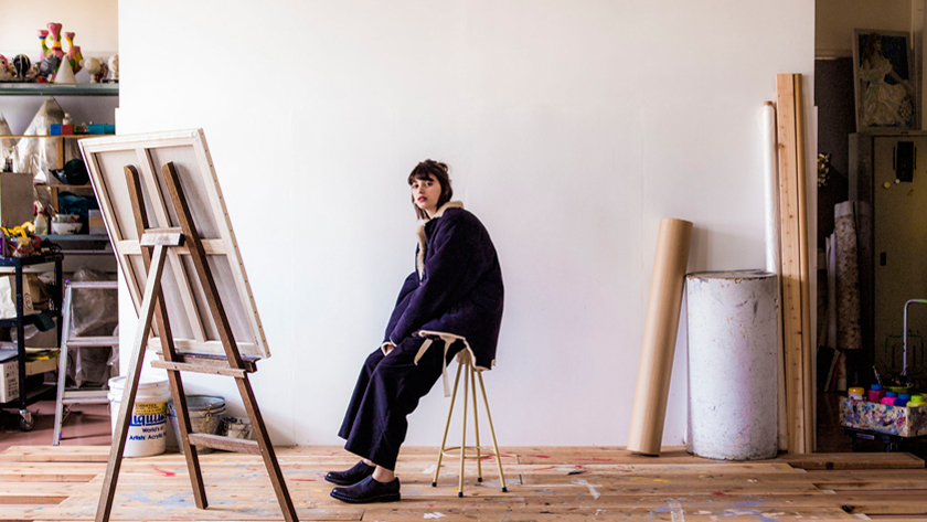 Witness the strangeness of colors and materials. Anitia's AW 2018 collection.