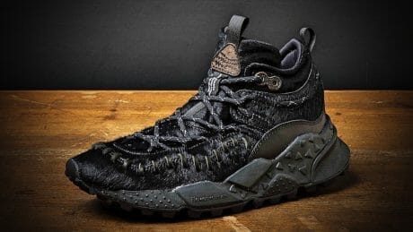 A sense of luxury with a nature motif. Newcomer of sneakers pops up at Isetan Shinjuku Men's Building.