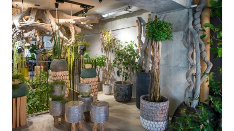 Street Art in a Flower Shop! SPOONBILL's unique attempt.