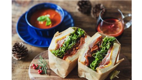 代官山の人気サンドイッチバー、キングジョージのクリスマスキャンペーン。