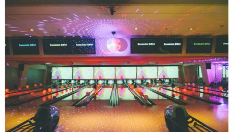 Great music in a bowling alley. Free admission party at Sasazuka Bowl.
