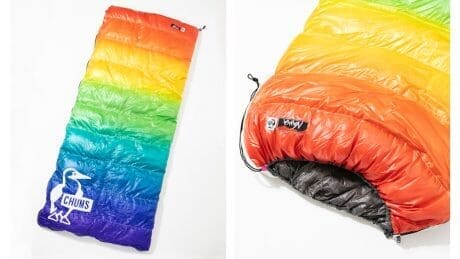 ナンガとチャムスの初コラボレーションは、機能もカラーリングもバッキバキの寝袋です。