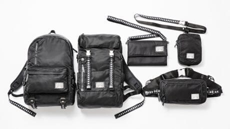 A Machiavellian collaboration bag featuring two back-to-back figures.