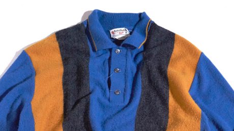 【 Today's Huinams] Duds with a classic knit polo that has a great presence.