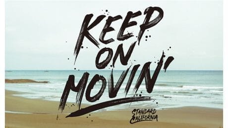 “KEEP ON MOVIN’”をテーマに据えた、スタンダードカリフォルニアの最新ビジュアルが公開。