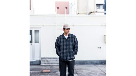 クオンに別注したコーチジャケットは、やはり生地へのこだわりが唯一無二。