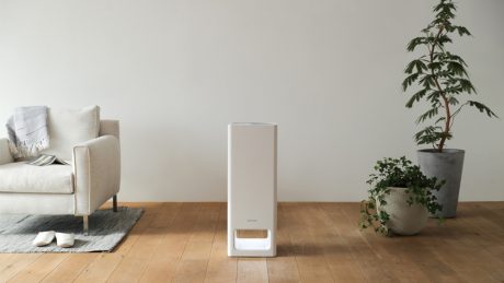 Beautiful air purifier from Balmuda. Pre-orders are now available.