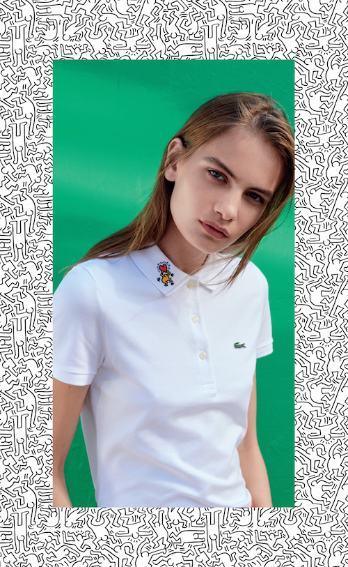 ラコステ lacoste ×Keith Haling キースヘリング　ポロシャツ