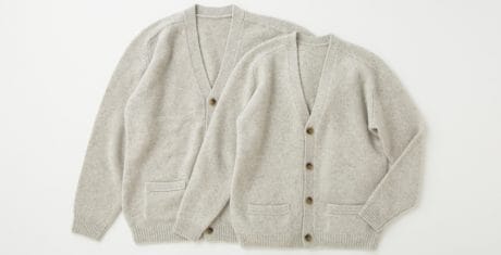 話題の田中さんのセーター。スティーブン アラン別注は、究極の日常着と言えるカーディガン。