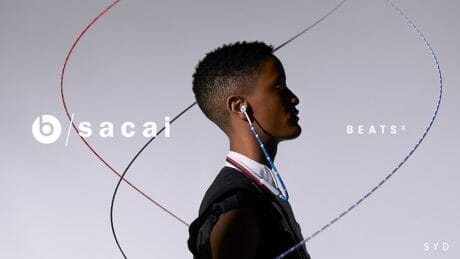 sacai x beats コラボ イヤホン（Beats×sacaiスペシャル