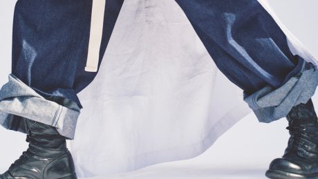 【着回し.com】 vol.2 ジョン ローレンス サリバンのワイドデニム