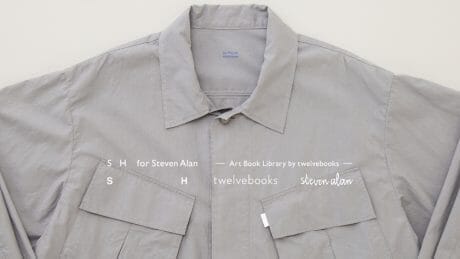 今季のスティーブン アランとS Hのポップアップは、グレーに彩られた一級のシャツが並びます。