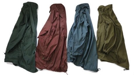 【フイナムズ先行販売】まったく新しい表情に生まれ変わった、後染めのM-65パーカ。