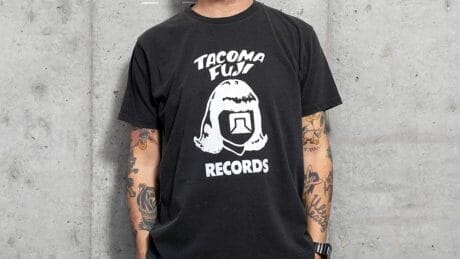 The latest collection from Tacoma Fuji Records , originators of graphic T-shirts. As always, it is brilliantly brilliant.