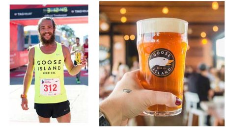 The world's fastest level brewer comes to Japan. There will be a running and drinking event by Goose Island.