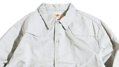 【 Today's Huinams] Cotton satin with full snaps. It is a western jacket without any complaints.