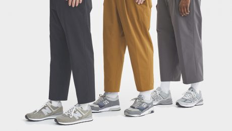 WAIST TO TOE, a collection of pants for New Balance . The long-awaited second collection is now available in new gray and brown colors.