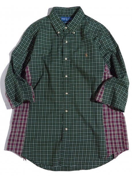 Two Ralph's button-downs are used for wide tailoring.