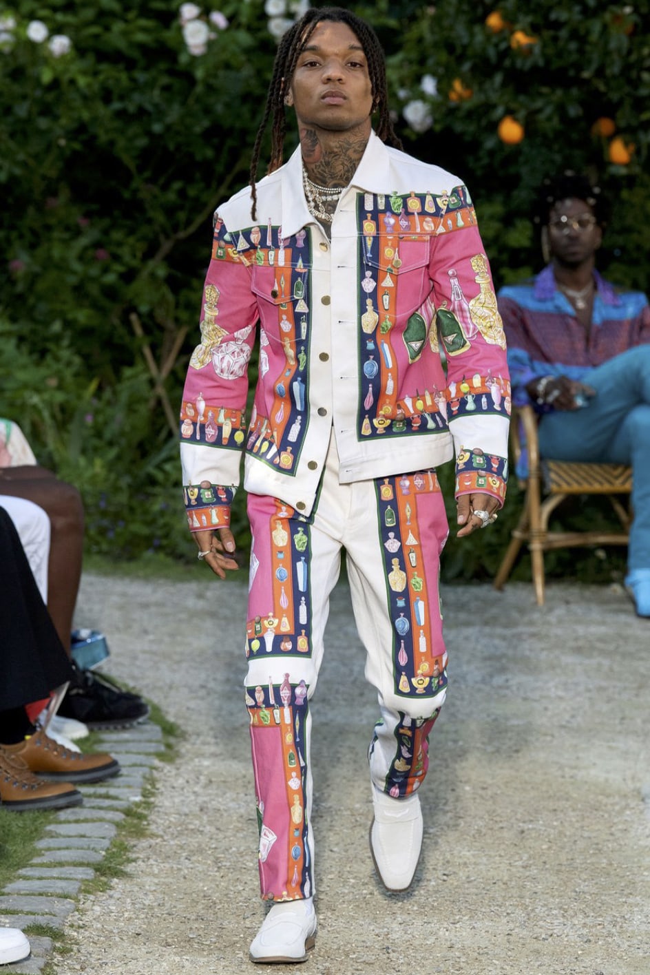 Casablanca グラデーション花柄ハーフパンツ Casablanca グラデーション花柄ハーフパンツ 【公式通販】