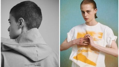 Tokyo Design Studio New Balance launches products made of crafted fabrics.