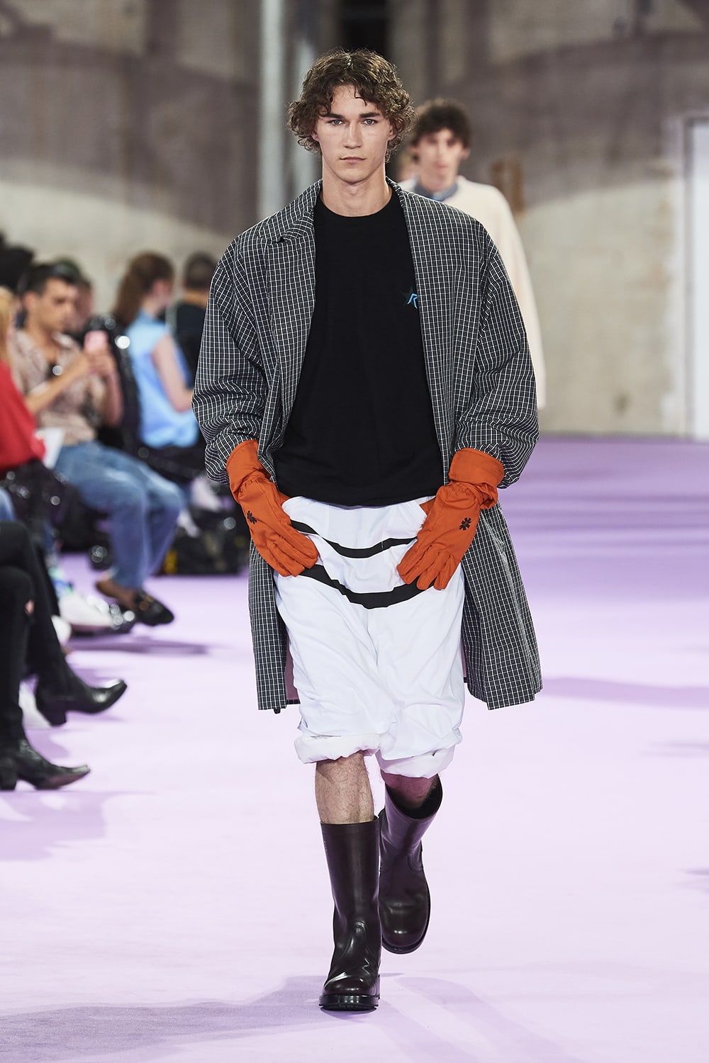 まもなく出品終了/最終価格/RAF SIMONS 2020ss/ネイビー/S ラフ シモンズ(RAF SIMONS) 2020年春夏メンズコレクション