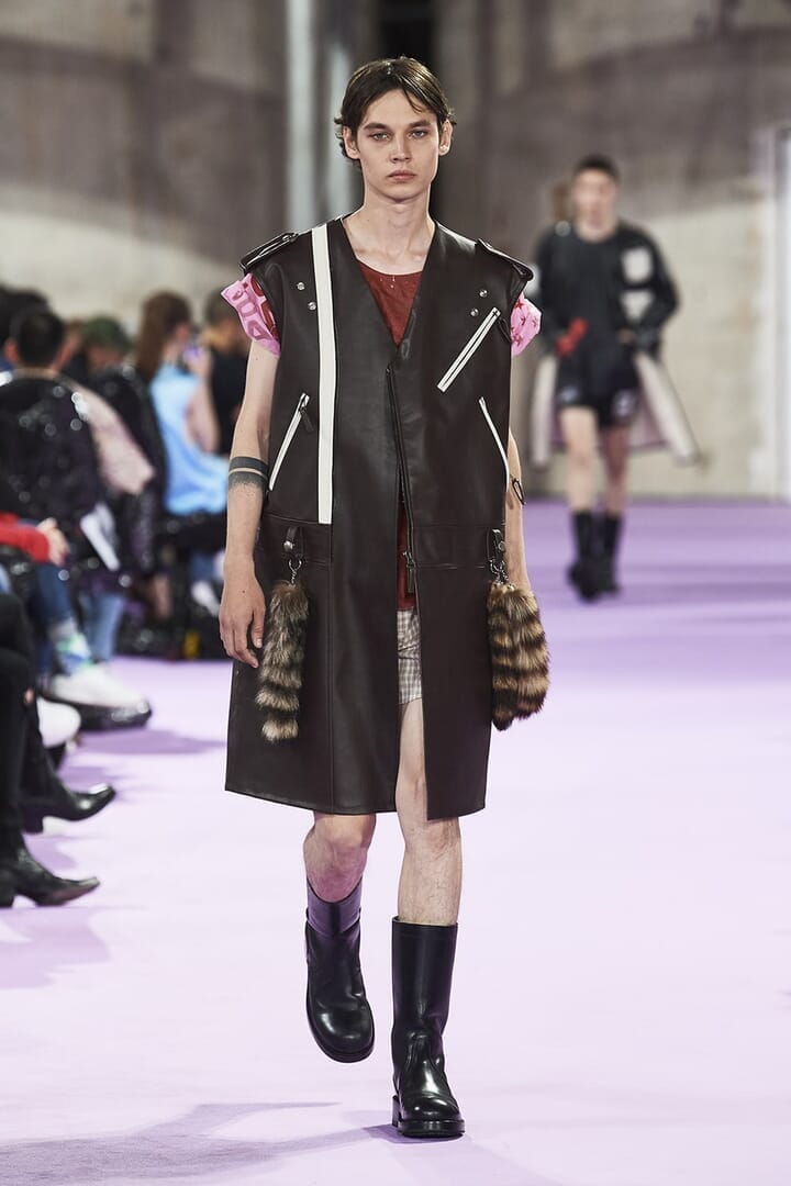 まもなく出品終了/最終価格/RAF SIMONS 2020ss/ネイビー/S