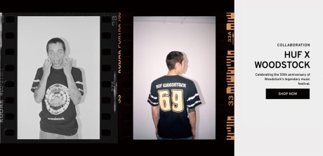 It has been 50 years since the legendary Woodstock festival. To commemorate the 50th anniversary of the legendary Woodstock festival, Huff is releasing a new collection.