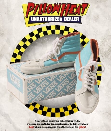 ヴィンテージのヴァンズが神南坂に大集合。ロンドンのオールドスクールなショップ、ピローヒートがポップアップを開催！