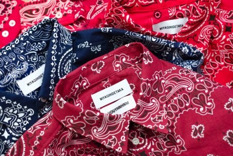 【HNF NEWS】即完必死 ＆ 超レアモノ！ ミヤギヒデタカのバンダナシャツを別注してみました。