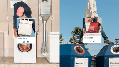 This is the essence of Freitag. The bag version of Tinder starts.