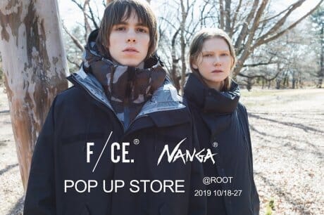 エフシーイーとナンガ がROOT代官山をジャック！両者によるアーバンアウトドアな空気が体感できます。