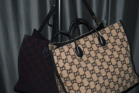 連載「憧れの逸品」No.118 グッチのGGパターンがウールに衣替え。