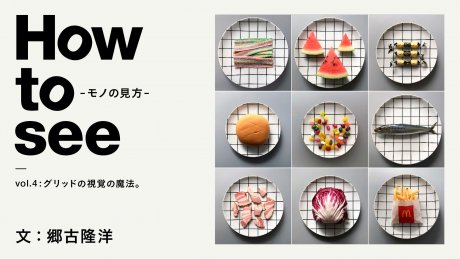 How to see - the way we see things - VOL.4 The Visual Magic of the Grid. Text: Takahiro Goko