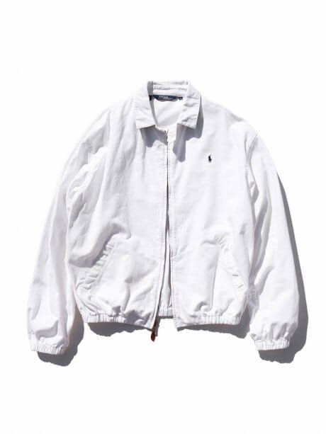 Polo Ralph Lauren's "white" shines in the clear autumn sky.