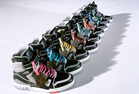 Nine cities and nine colors with Virgil's thoughts in mind. Limited edition sneakers from Louis Vuitton.