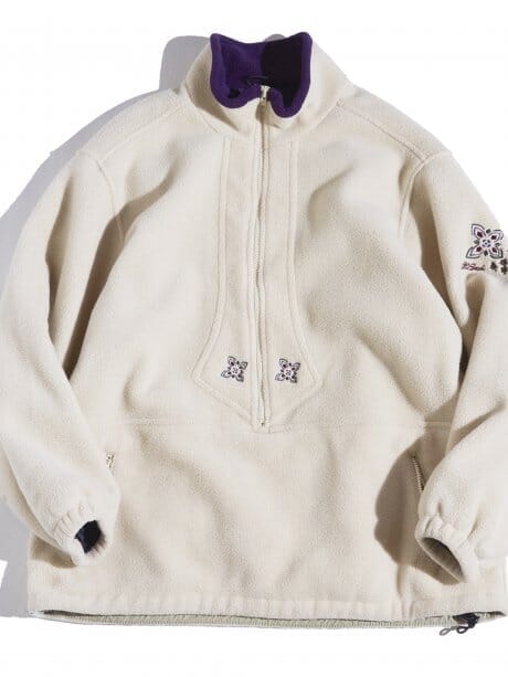 Elle Bean half zip fleece. Lined and embroidered, this is a rare item.