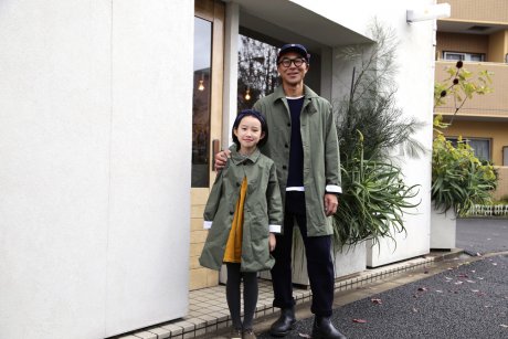 Yale Products' famous Sakura Coat is now available in khaki. It was specially ordered by Italian restaurant LIFE.