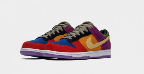 The Nike Dunk classic with multi-colors dropped is reprinted in full force!