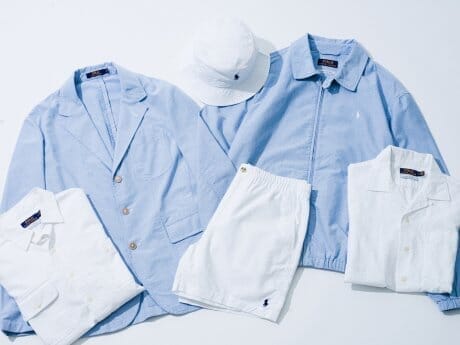 ポロ ラルフ ローレンとロンハーマンによる清廉なオックスフォードコレクション。