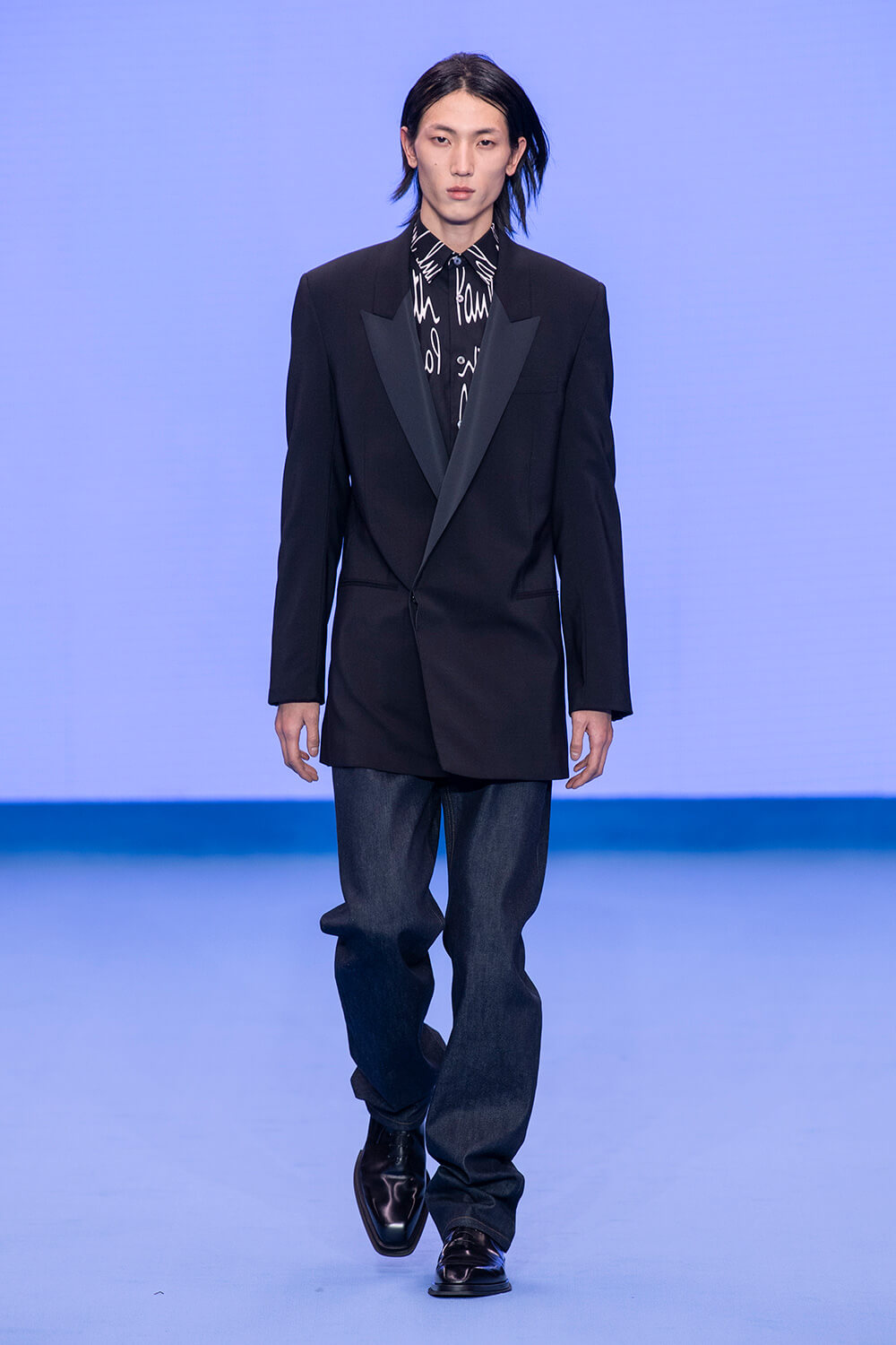 shu_m　　　　　　　　　　　　　　　　　【極厚革】Ｐａｕｌ Ｓｍｉｔｈ ポールスミス Paul Smith 二つ折り財布 気球 富士山 ブラック