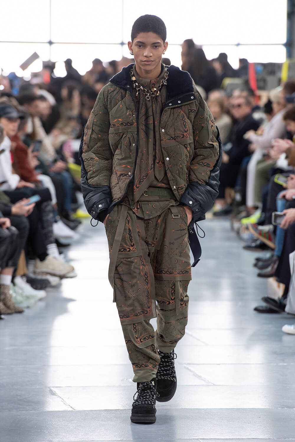 nissy着用　sacai x Dr.Woo 2020AW コラボニット nissy着用sacai x Dr.Woo 2020AW コラボニット