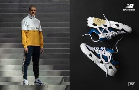 The "850" shoes, which were the talk of the town after the removal of the "N" logo, are reissued in their original colors!