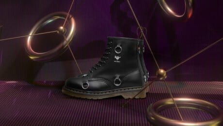 Dr. Martens' most powerful project. The second project is an avant-garde 8-hole boot co-created with Raf Simons.