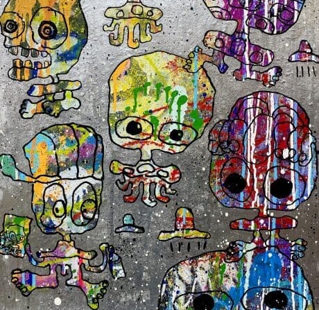 グラフィティライターUFO907がエイリアンたちを引き連れてトーキョー カルチャート バイ ビームスに降臨。