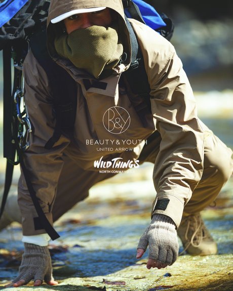 ワイルドシングス定番のデナリジャケットをビューティ&ユースが一捻り。セットアップとしても使える最強の上下が完成です。