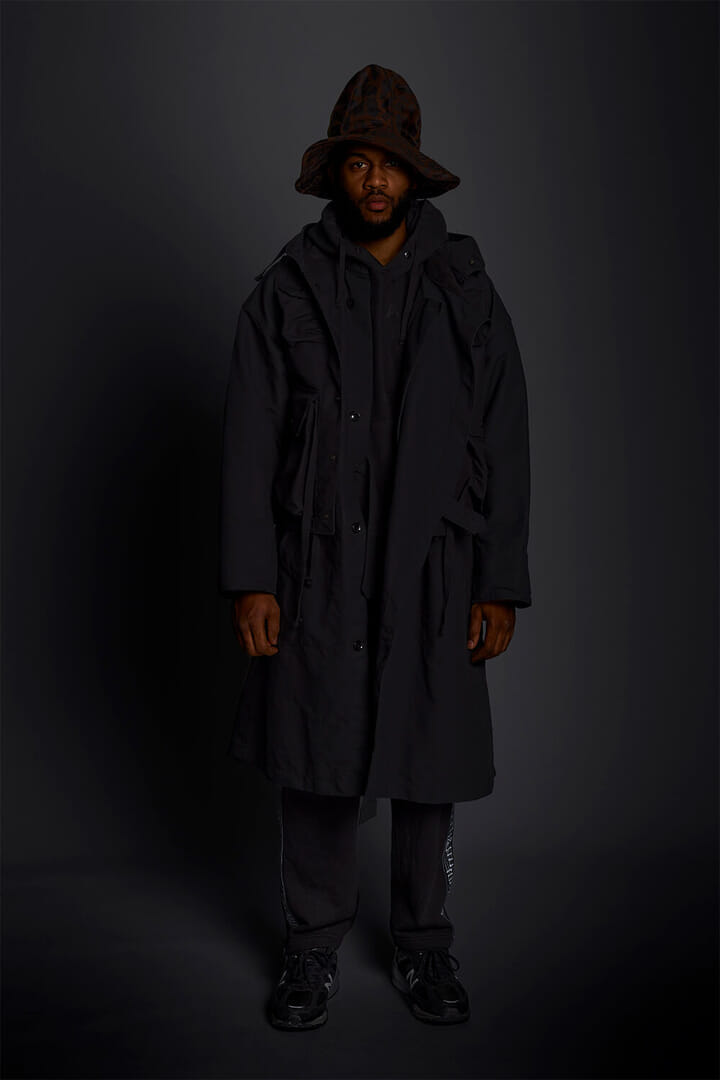 【激レア】ENGINEERED GARMENTS カシミヤ混 ウール　エプロン 激レア】ENGINEERED GARMENTS カシミヤ混 ウール エプロン - メルカリ