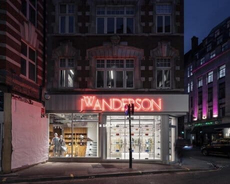 Mysterious store with two addresses ! JW Anderson's directly-managed store opens in London.